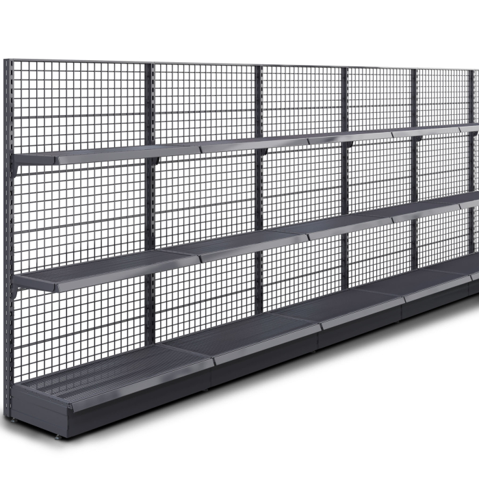 BROOKLYN | Lattice Wall Shelf | W1200xH195cm | Incl. 2 Shelves | Complete Set