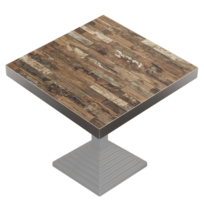 BRASIL | Gastro table top | W:D 70 x 70 cm | Vintage Old | Square