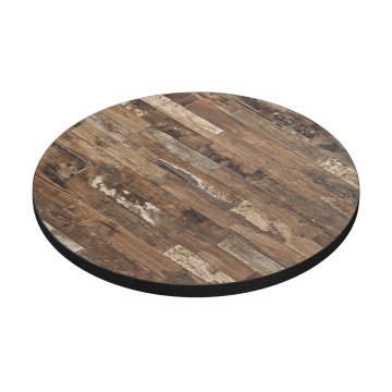 BRASIL | Gastro tafelblad | Ø 70 cm | Vintage Oud | Rond