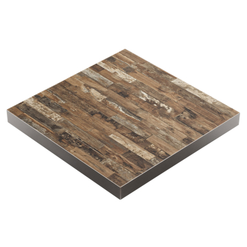 BRASIL | Gastro Tischplatte | B:T 60 x 60 cm | Vintage Old | Quadratisch