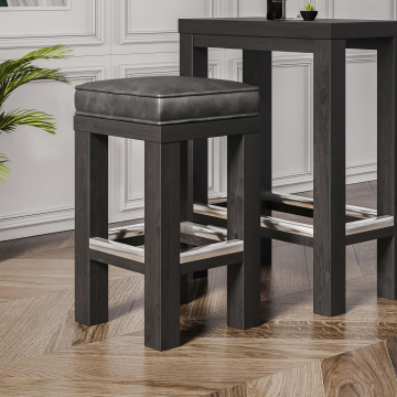 BRASIL | Krakk i tre | Wenge/Svart | B:D:H 39 x 39 x 51 cm