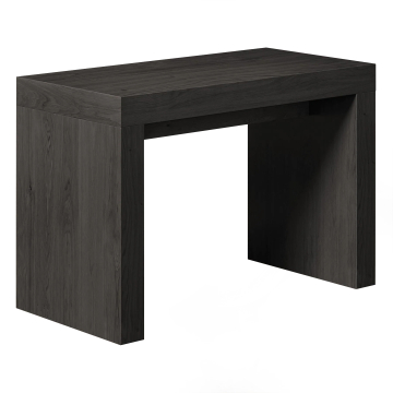 BRASIL | Panca in legno Bistro | wengé/nero | L:P:H 39 x 70 x 45 cm