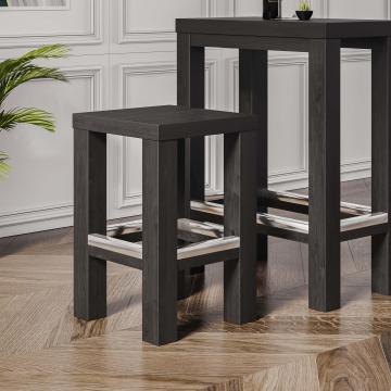 BRASIL | Bistro barstol | 39x39xH76m | Wenge/Svart