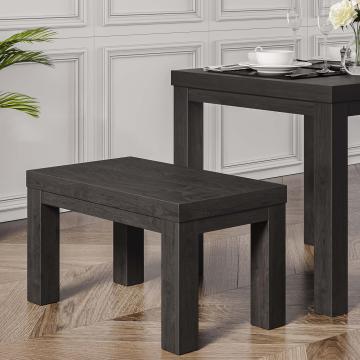 BRASIL | Bistro träbänk | B:D:H 34x70x45cm | Wenge/Svart