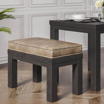 BRASIL Taburete Bistro + Cojín de asiento | 34x69xH51cm | Wenge/Taupe