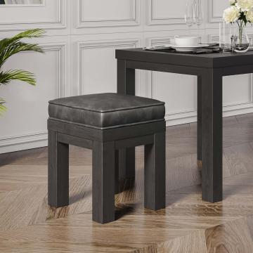 BRASIL | Bistro Sitzhocker | Wenge/Grau | B:T:H 39 x 39 x 51 cm | + Sitzkissen