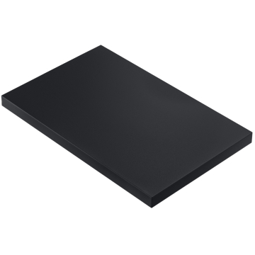 BRASIL | Melamine Bistro Table Top | 120 x 70 x 2.5 cm | Rectangular | Black