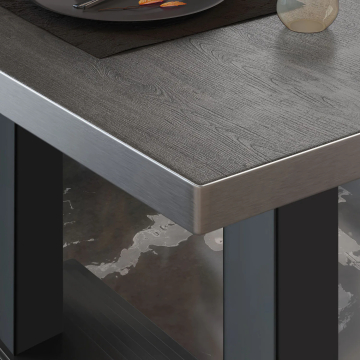 BRASIL | Piani tavolo Ristorante | L:P 130 x 80 cm | Wengé