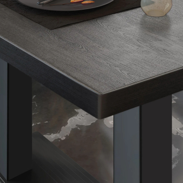 BRASIL | Piani tavolo Ristorante | L:P 130 x 80 cm | Wengé