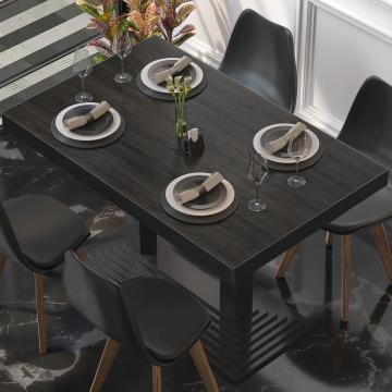 BRASIL | Piani tavolo Ristorante | L:P 120 x 70 cm | Wengé/Nero