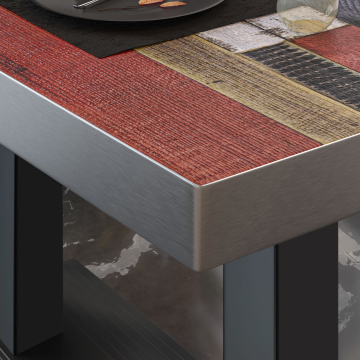 BRASIL | Piani tavolo Ristorante | L:P 130 x 80 cm | Colorazione vintage