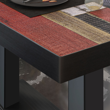 BRASIL | Piani tavolo Ristorante | L:P 130 x 80 cm | Colorazione vintage