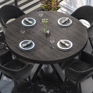 BRASIL | Gastro bordplate | Ø 140 cm | Wenge | Rund