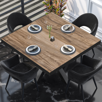 BRASILE | Piano tavolo Bistro | B:T 140 x 140 cm | Sheesham | Quadrato