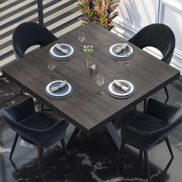 BRASIL | Piano da tavolo Bistro | B:T 140 x 140 cm | Wenge | Quadrato