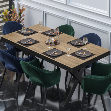 BRASIL | Gastro Tischplatte | B:T 230 x 110 cm | Eiche | Rechteckig