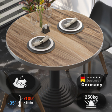 BRASIL | Gastro tafelblad | Ø 80 cm | Sheesham | Rond