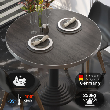BRASIL | Gastro table top | Ø 50 cm | Wenge | Round
