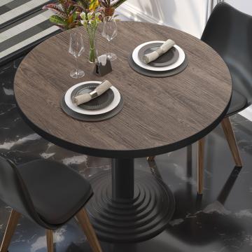 BRASIL | Gastro table top | Ø 50 cm | Light Wenge | Round