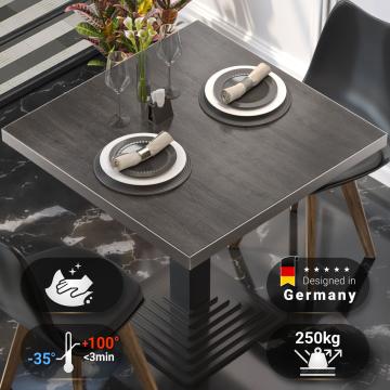 BRASIL | Gastro bordplade | B:D 70 x 70 cm | Wenge | Firkantet