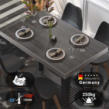 BRAZILIË | Horeca tafelblad | B:D 130 x 80 cm | Wenge | Rechthoekig