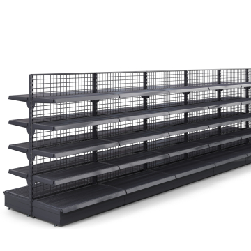 BROOKLYN | Centraal legbord van gaas | B2000xH165cm | Inclusief 4 legplanken | Complete set