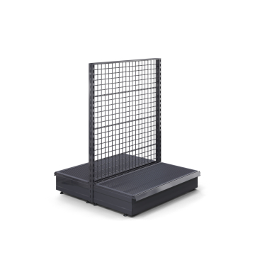BROOKLYN | Centrumhylla med galler | B100xH135cm | Komplett uppsättning