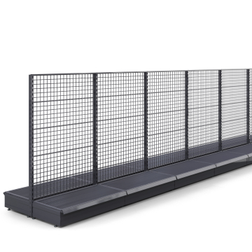 BROOKLYN | Gitter Mittelraumregal | B2200xH165cm | Komplett Set