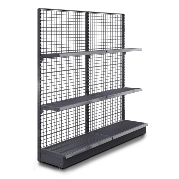 BROOKLYN | Gitter vegghylle | B200xH225cm | Inkl. 2 hyller | Komplett sett