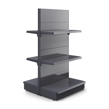 BROOKLYN | Gondola Centre Shelf | W100xH195cm | Incl. 2 Shelves | Complete Set