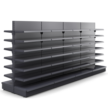 BROOKLYN | Gondola middenplank | B400xH195cm | Incl. 6 planken | Complete set