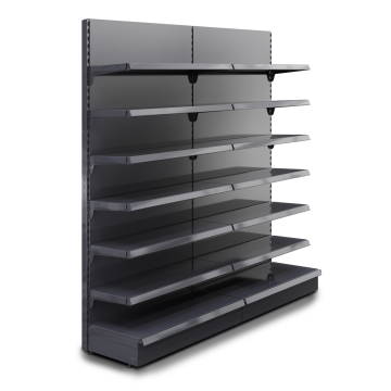 BROOKLYN | Gondola Wall Shelf | W200xH225cm | Incl. 6 Shelves | Complete Set