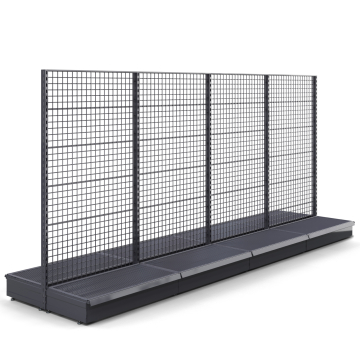 BROOKLYN | Grid Centre Shelf | W400xH195cm | Complete Set