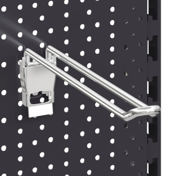 BROOKLYN | Haak voor lamellenwand | 30cm | Vouwen | Antraciet | Dubbele haak