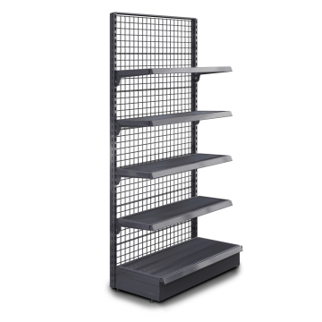 BROOKLYN | Lattice Wall Shelf | W100xH225cm | Incl. 4 Shelves | Complete Set