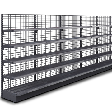 BROOKLYN | Lattice Wall Shelf | W2400xH195cm | Incl. 4 Shelves | Complete Set