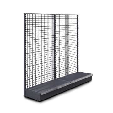 BROOKLYN | Mensola a muro a reticolo | L200xH195cm | Set completo