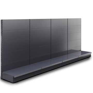 BROOKLYN | Mensola a muro Gondola | L400xH165cm | Set completo