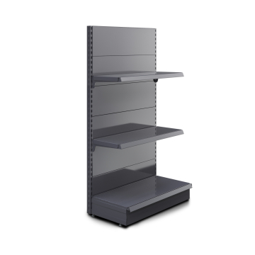 BROOKLYN | Półka ścienna Gondola | W100xH195cm | W zestawie 2 półki | Kompletny zestaw