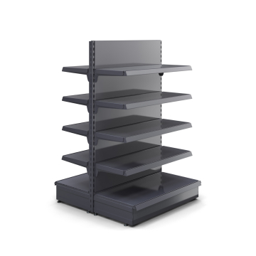 BROOKLYN | Scaffale centrale a gondola | L100xH165cm | Incl. 4 ripiani | Set completo