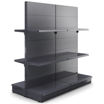 BROOKLYN | Scaffale centrale a gondola | L200xH225cm | Incl. 2 ripiani | Set completo