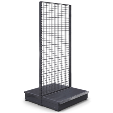 BROOKLYN | Scaffale centrale a griglia | L100xH225cm | Set completo