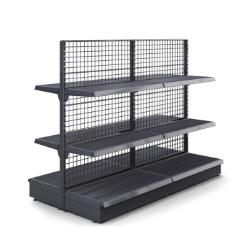 BROOKLYN | Scaffale centrale a griglia | L200xH165cm | incl. 2 ripiani | Set completo