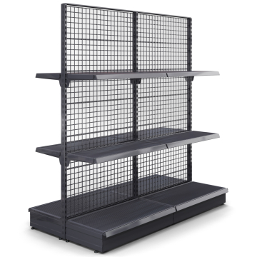 BROOKLYN | Scaffale centrale in rete | L200xH225cm | incl. 2 ripiani | Set completo