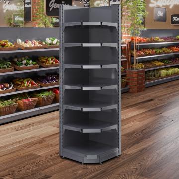 BROOKLYN | Gondola Hoekplank | B75 xH225cm | Incl. 6 Planken | Complete Set