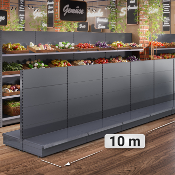 BROOKLYN | gondol midthylle | B1000xH135cm | Komplett sett