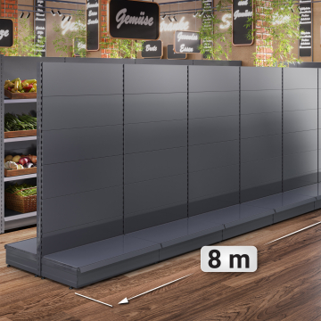 BROOKLYN | gondol midthylle | B800xH195cm | Komplett sett