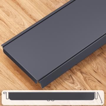BROOKLYN | Voetplank + Prijslijst | 47x100cm | Antraciet