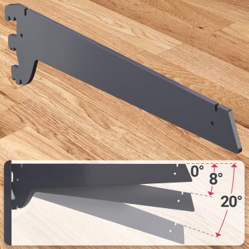 BROOKLYN | Plankdrager | 37cm | Voor rooster+glad