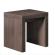 BRASIL | Sgabello in legno | Wengé/Nero | L:P:H 34 x 34 x 45 cm